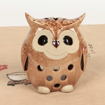 부엉이 장식품, 베이지