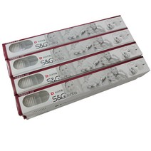 에스앤지 치과전용칫솔 고급 성인 이중슬림모 4종 x 3p, 1세트