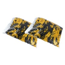 동광세이프티 칼라콘 멀티체인 황색 + 검정 8mm x 50m, 2개