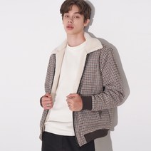브이투 남성용 401 OVERFIT CHECK BOMBER JACKET