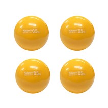 밸런시스 케이 필라테스 웨이트볼 0.5kg, 오렌지, 4개