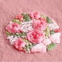 에이엘비 이지자수 DIY키트 15cm, 1세트, 러블리핑크(n69)