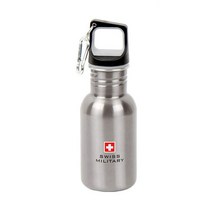 스위스밀리터리 스텐 물병 NSB-400MK, 실버, 400ml