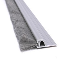 문인테크 문풍지아 외풍차단 강화도어 바람막이 문풍지 회색 PVC + 모헤어 22 x 20 x 2000 mm, 1개