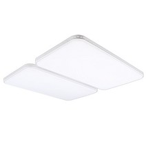 LED 뉴심플 거실 4등 100W, 화이트