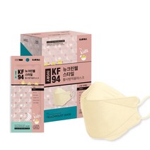 뉴크린웰 스타일 황사마스크 소형 KF94, 30개입, 1개, 아이보리