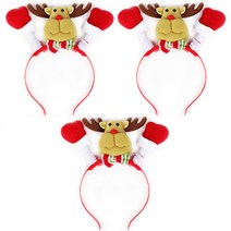 파티해 점등 머리띠, 루돌프, 3개