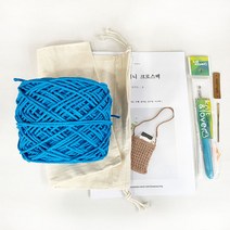 미니 네트 크로스백 만들기 뜨개질 DIY 키트, 1세트, 215