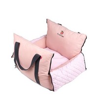 패리스독 꿀잠 반려동물 카시트, 핑크, 1개