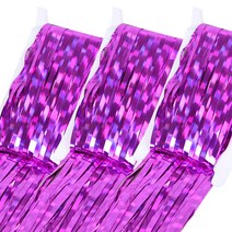 마켓에이 레이저 실크 홈파티 수술 커튼 1 x 3 m, 퍼플, 3개