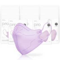 아에르 프로 방진 마스크 2급 KA100N, 50개, 라일락 퍼플