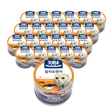모찌네 고양이캔 츄릅 주식캔 24p, 참치 + 연어 혼합맛, 160g, 24개