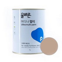 페인트인포 올바른 어디나 멀티 페인트 1L, 아몬드크림