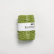 리네아 라피아 뜨개실 40g 431 4p, 연두, 85m