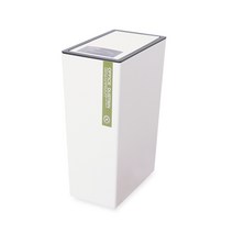 문일케미칼 직사각 스윙 휴지통 소 6.5L, 화이트, 1개