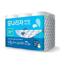 모나리자 에어볼 펄프 키친타올 150매, 6개