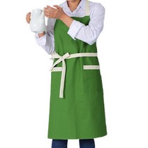 코튼러블리 러블리 솔리드 옥스퍼드 앞치마, 러블리솔리드옥스퍼드앞치마, 그린, 1개