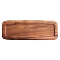 탑시가 아카시아나무 티 트레이 M, 혼합색상, 1개