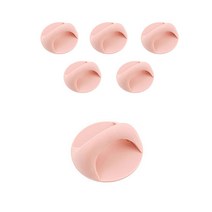 캐비닛 멀티 보조 손잡이 핑크, 6개