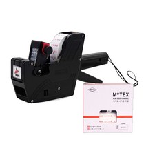 모텍스 가격표시기 8열 MX-5500 + 빨간글씨 라벨지 10p, MX-5500PLUS(8열)블랙+빨간글씨10롤