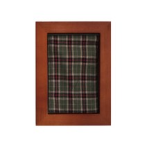 케이트가든 우드 스위치 가리개 콘센트 패브릭 커버, 다크소나무 + 그린체크