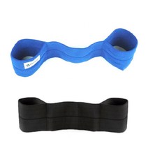 머슬엔초비 벤치프레스 보조밴드 + SOFT 블랙밴드 세트, 블루