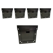 다용도 정리함 대형, 블랙, 5개