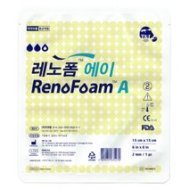 레노폼 A 드레싱폼 습윤밴드 2mm, 1개