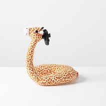 여행용 인형 휴대폰 거치대 애니멀 목베개, 기린