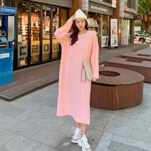 루즈핏 트임 원피스 R79050