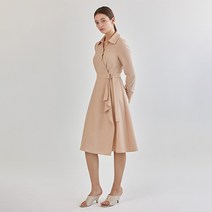 테난 KL 러플 셔츠 원피스
