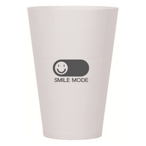 세모금 생수컵 스마일모드 Gray, 1개