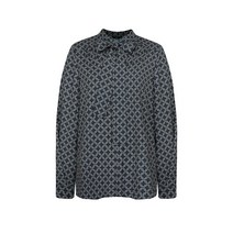 KL 체인 리본 블라우스