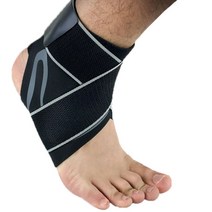 엘림 2중 밴드 발목 보호대 오른발착용 L, 1개