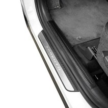 카본 도어스텝 커버 2종 x 2p 세트, 쏘렌토 MQ4(2020년 4월~), 블랙