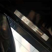 카템 도어킥킹 플레이트 자동차 레터링 엠블럼, 모하비 더마스터