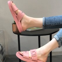 여성용 투쿨 버클 슬리퍼