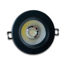 동성 LED COB타입 매입등 주광색 12W 10cm, 블랙
