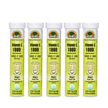 썬라이프 비타민C1000 레몬 라임맛 20p, 90g, 5개
