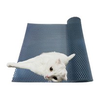 제일매트 고양이 사막화방지 화장실 모래 벌집 매트, 블랙