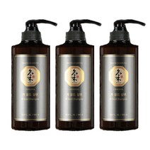 댕기머리 기골드 탈모샴푸, 500ml, 3개