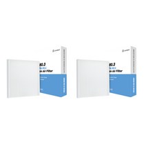 CHAMOA 헤파 11등급 PM0.3 차랑용 에어컨 필터, 2개, A137