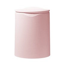 러브트리스 심플 디자인 원터치 휴지통 8L, 핑크(8L), 1개