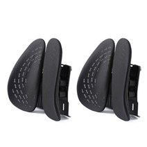 카템 3D 허리 자세교정 쿠션 CT210, 블랙, 2개