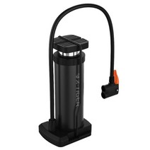 리젠스 알루미늄 자전거 펌프 타입 A RCP01, 블랙, 1개