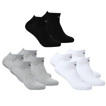 푸마 스포츠 캐주얼 발목양말 5켤레, AT