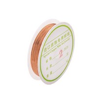 네일아트 데코 와이어 0.2mm, 로즈골드, 1개