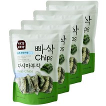 빠삭칩 다시마 부각, 100g, 4개