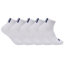 아디다스 여성용 3선 양말 5족, S