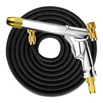 MEO 매직 라텍스 호스 + 건 세트, 15m, 실버